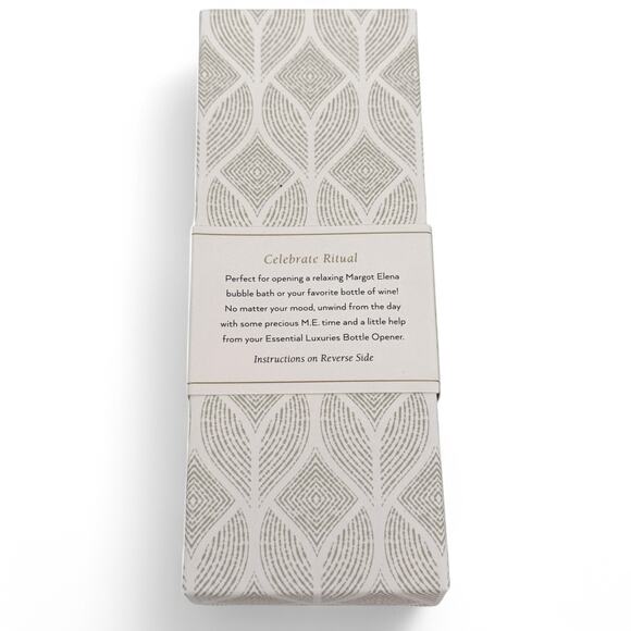 Margot Elena Shiny Gold Bottle Opener M.E. Essential Luxuries New in Box - Picture 2 of 4